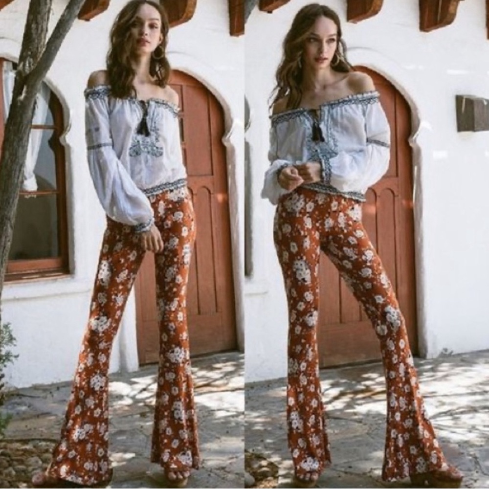 Spell Gypsy Dancer Maple Bell Bottoms XS